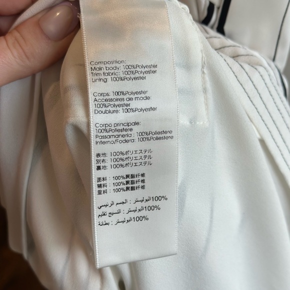 3.1 Phillip Lim High-Low Painted Black and White Sleeveless Dress- Size 0 - Picture 4 of 8